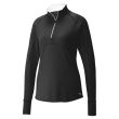 Puma Women's Gamer 1/4 Zip Golf Polo Jacket - Black
