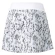 Puma Women's Pwrshape Jungle Golf Skirt - Bright White/Puma Black