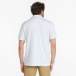 Puma Men's Mattr Pollination Golf Polo Shirt - Bright White/High Rise