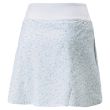 Puma Women's Pwrshape Fancy Plants Golf Skirt - Bright White