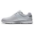 Footjoy Men's PRO/SL Golf Shoes - White/Grey