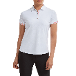 Footjoy Women's Trim PIQ W/ Collar Shirt - White