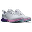 Footjoy Women's Fuel Sport Golf Shoes - White/Purple/Pink 