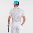 Galvin Green Men's Malcolm Golf Polo - White/Cool GreyAqua