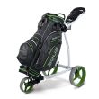 Big Max Blade IP Golf Cart Trolley - White/Lime
