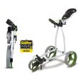 Big Max Blade IP Golf Cart Trolley - White/Lime