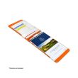 On Par Premium Crocodile Golf Scorecard Holder - Black/Orange