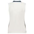 Jack Nicklaus Women's Solid Polo Print Sleeveless Details - Bright White