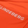 J.Lindeberg Men's Tour Tech Fit Golf Polo - Tangerine Tango - SS22