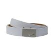 Nike Women's Tonal Sleek Modern Golf Belt - White