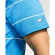 Nike Dri-FIT Player Striped Golf Polo - LT Photo Blue/ Sail/ White/ Brushed Silver