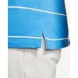 Nike Dri-FIT Player Striped Golf Polo - LT Photo Blue/ Sail/ White/ Brushed Silver