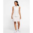 Nike Women's Dri-Fit UV Victory 43cm Printed Golf Skirt - White/Sunset Haze/Laser Crimson