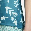 Nike Women's Breathe Floral Print Polo Shirt - Wind/Light Dew
