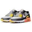 Nike Men's Air Max 90 G Golf Shoes - Smoke Grey/White-Black/Orange-Yellow