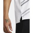 Nike Men's Dri-Fit Vapor Stripe Printed Golf Polo - White/Black