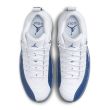 Nike Men's Air Jordan XII Low Golf Shoes - White/French Blue Metallic Silver/Varsity Red
