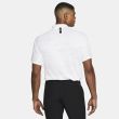 Nike Men's Dri-Fit ADV Tiger Woods Mock-Neck Golf Polo - White/University Red/Black