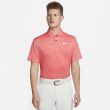 Nike Men's Dri-Fit ADV Vapor Engineered Jacquard Golf Polo - Magic Ember/Pink Gaze/White