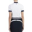 PXG Women's Short Sleeve Zip Polo Shirt - White