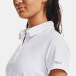 Under Armour Women's Zinger Short Sleeve Golf Polo - White
