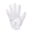 Under Armour Women's UA Iso-Chill Golf Glove - White/Halo Gray