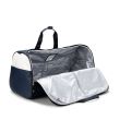 Vessel The Open Garment Duffel Bag - Navy/White