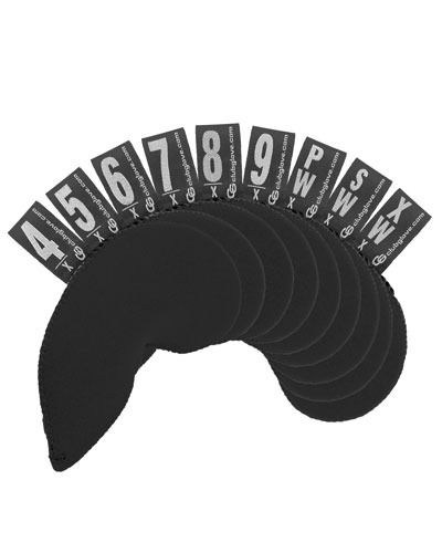 Club Glove Neoprene Iron Covers Oversize Black (4-9psx)