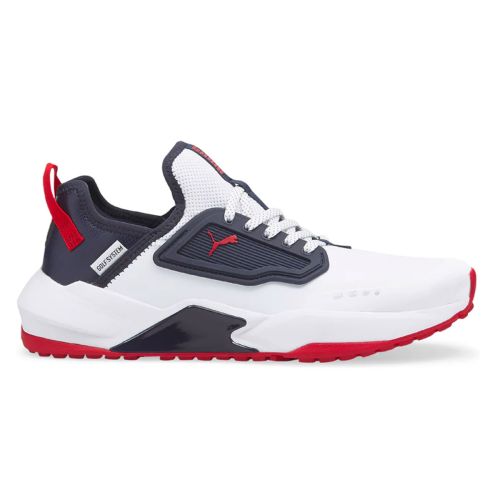 Puma Men's GS.One Golf Shoes - White/Navy Blazer/Ski Patrol
