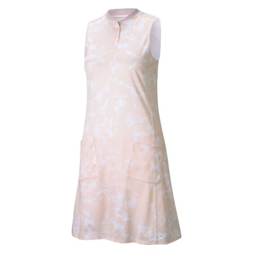 PUMA Womens' Motley Golf Dress - Pink Marble
