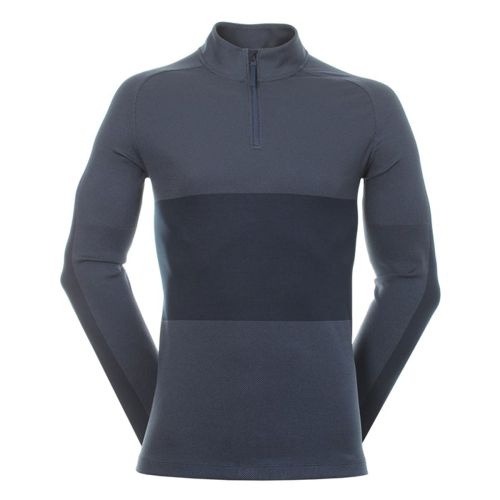 Nike Men's Dry Vapor Half Zip Golf Jacket - Obsidian/Thunder Blue/Black