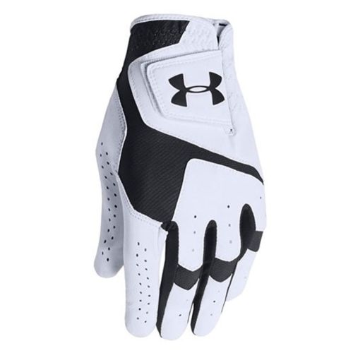 Under Armour Coolswitch Glove Right Hand - White/Black (For the Left Handed Golfer)