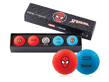 Volvik Vivid Golf Balls Marvel Gift Set - SpiderMan 