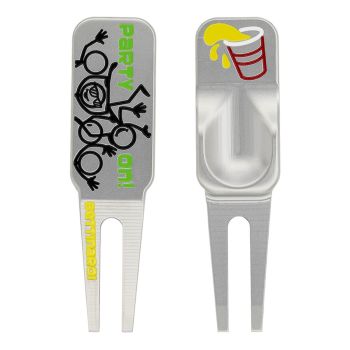 Bettinardi 2021 Party On Divot Tool - Green/Yellow/Red - Crowd Surfing