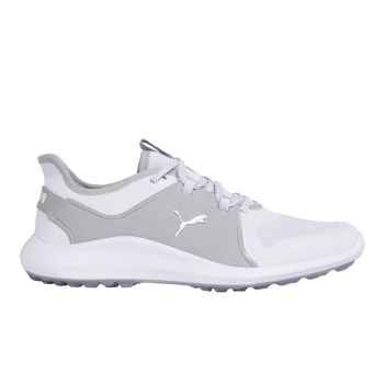 Puma Men's Ignite Fasten8 Pro Golf Shoes - White/Silver 