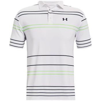 Under Armour Playoff Golf Polo 2.0 - White/Summer Lime/Academy