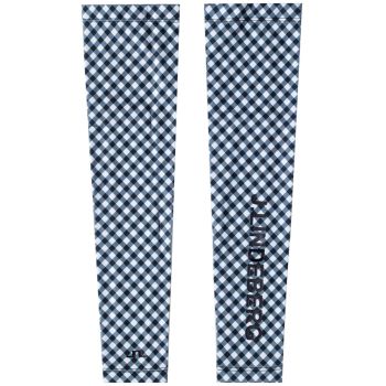 J.Lindeberg Women's Leea Compression Sleeves - Gingham Navy - SS21