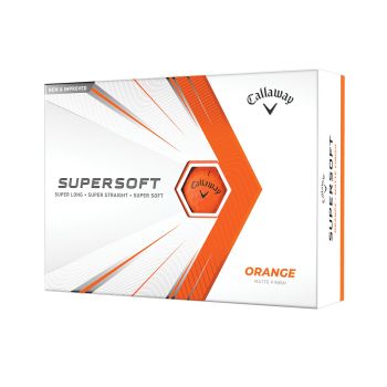 Callaway 2021 Supersoft Golf Balls 12Pcs- Orange