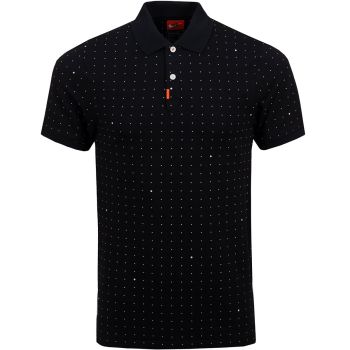 Nike Golf Space Dot Slim Fit Polo Shirt - Black