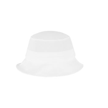 Flexfit Cotton Twill Bucket Hat - White OSFA