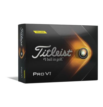 Titleist Pro V1 2021 Golf Balls - Yellow