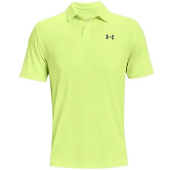 Under Armour Men's T2G Golf Polo - Pitch Gray/Yellow