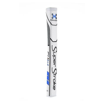 Superstroke Traxion Claw 1.0 Putter Grip - White/Blue/Grey