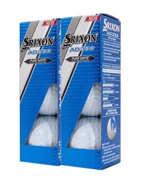 Srixon AD333 Half Dozen 6-Ball Performance Pack Golf Balls (Prior Gen)