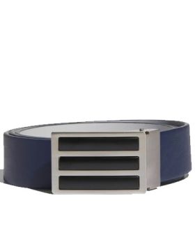 Adidas 3-Stripes Solid Reversible Belt - Collegiate Navy/Grey Two