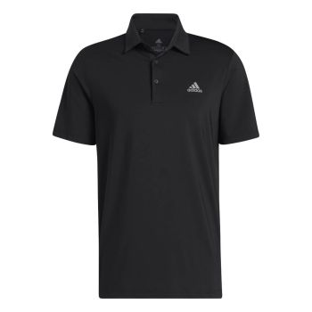 Adidas Men's Ultimate 365 Solid Left Chest Golf Polo Shirt - Black