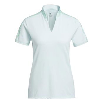 Adidas Women's Ultimate365 Primegreen Golf Polo Shirt - Halo Mint Green