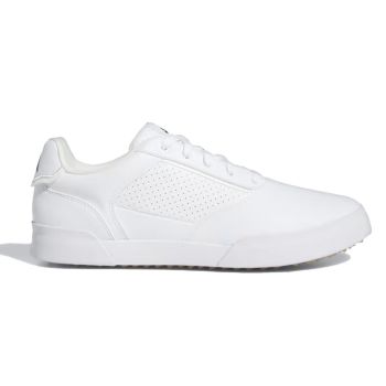 Adidas Men's Retrocross Golf Shoes - White/Core Black/Chalk White
