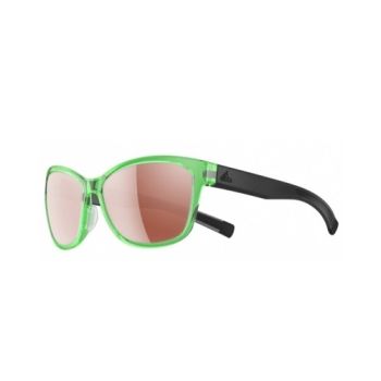 Adidas A428 Excalate Sunglasses - Green Glow Frames/Grey Blue Mirror