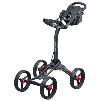 Bagboy Quad XL Push Cart - Red/Black